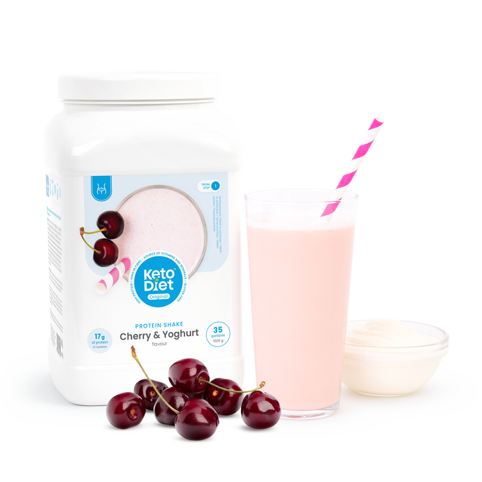 Proteinový nápoj – příchuť višeň a jogurt