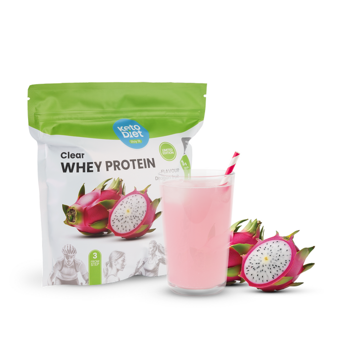 Clear Whey Protein: číry proteínový nápoj – príchuť dračie ovocie