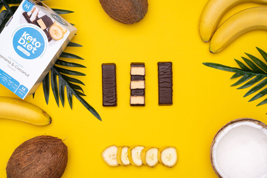 Proteínové tyčinky – príchuť kokos-banán