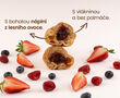 Proteinový croissant – náplň lesní plody