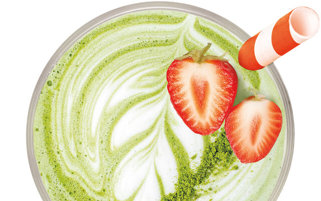 Proteínový nápoj – príchuť Matcha latté & jahoda (35 porcií)