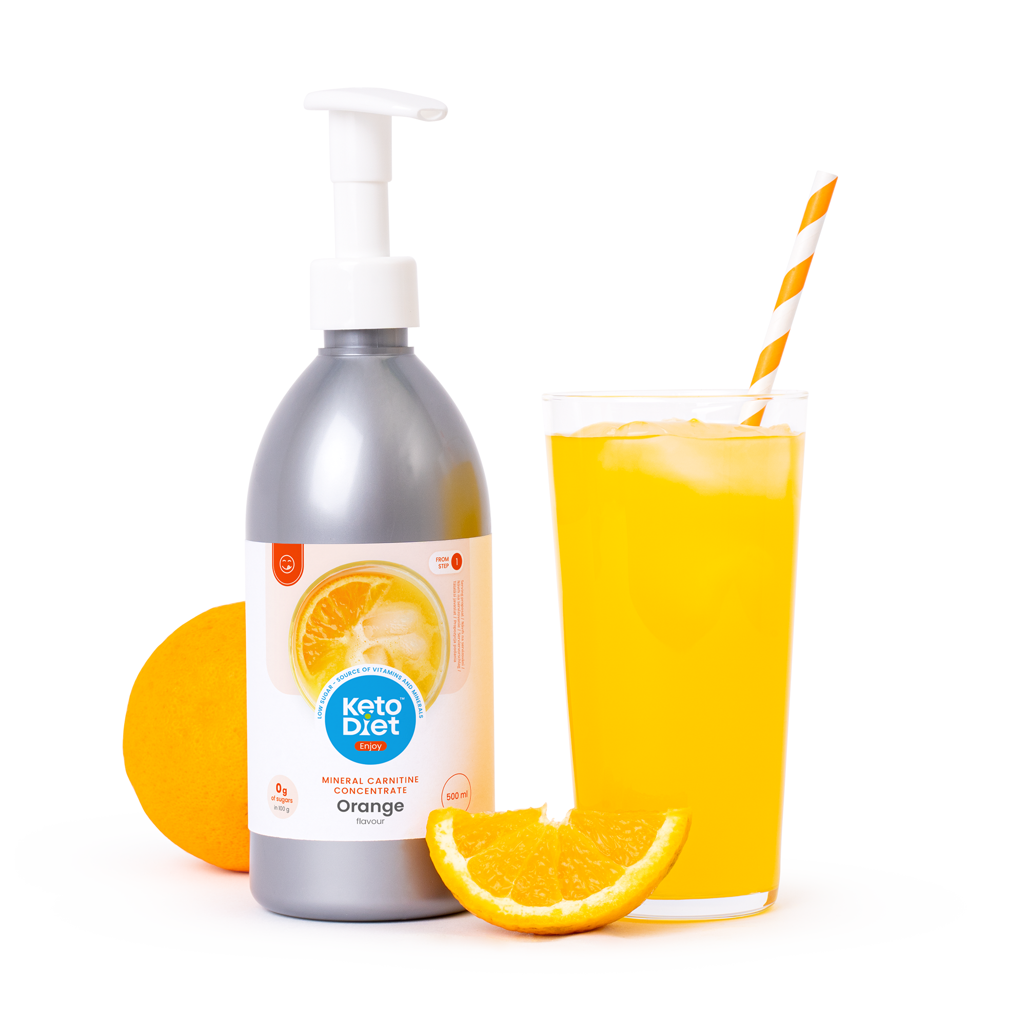 Nápojový koncentrát – příchuť pomeranč (500 ml)