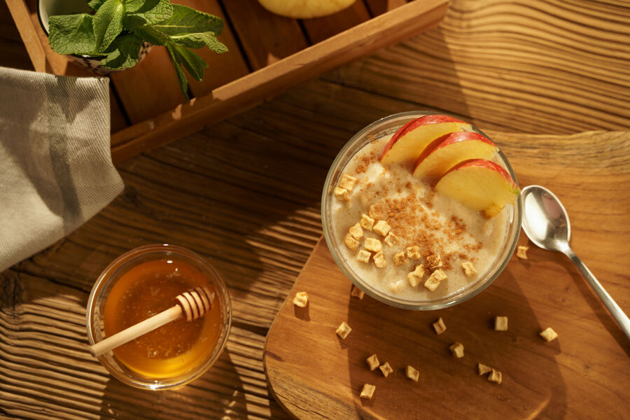 Proteinová kaše KetoDiet – příchuť jablko a skořice (7 porcí)