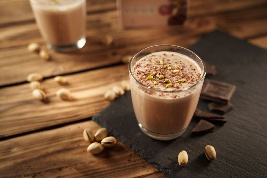 Proteinový nápoj – příchuť čokoláda & pistácie