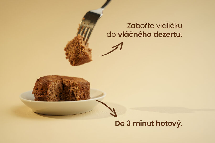 Proteinový mugcake – skořice & citronová kůra