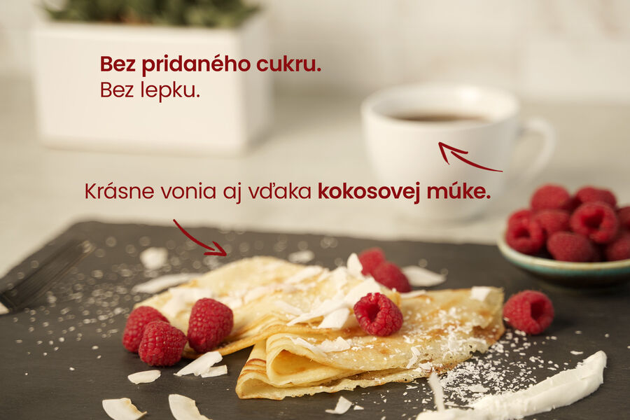Proteínová palacinka – príchuť kokos