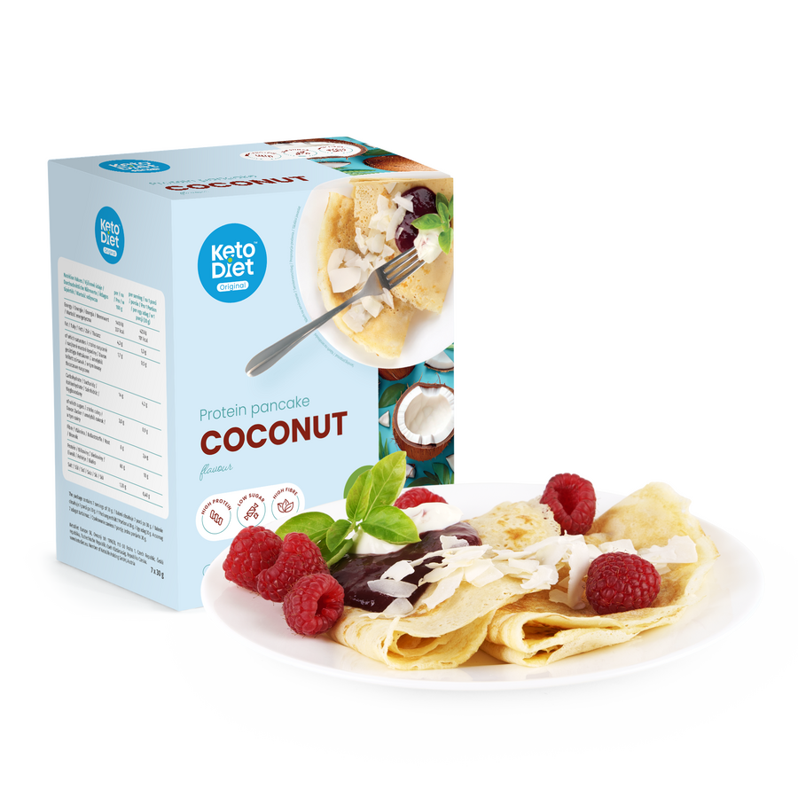 Proteínová palacinka – príchuť kokos