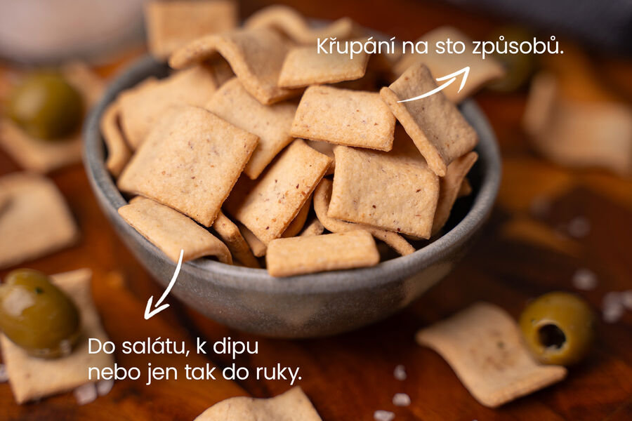 Proteinové slané mini snackers