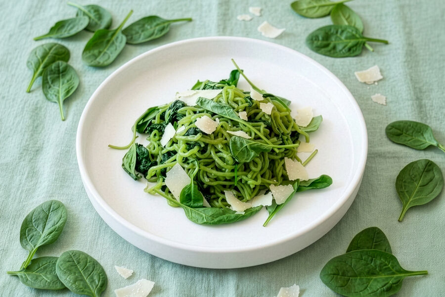Konjakové nudle se špenátem KetoDiet