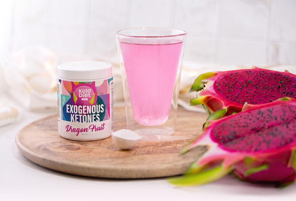 Exogénne ketóny KetoDiet – príchuť dračie ovocie