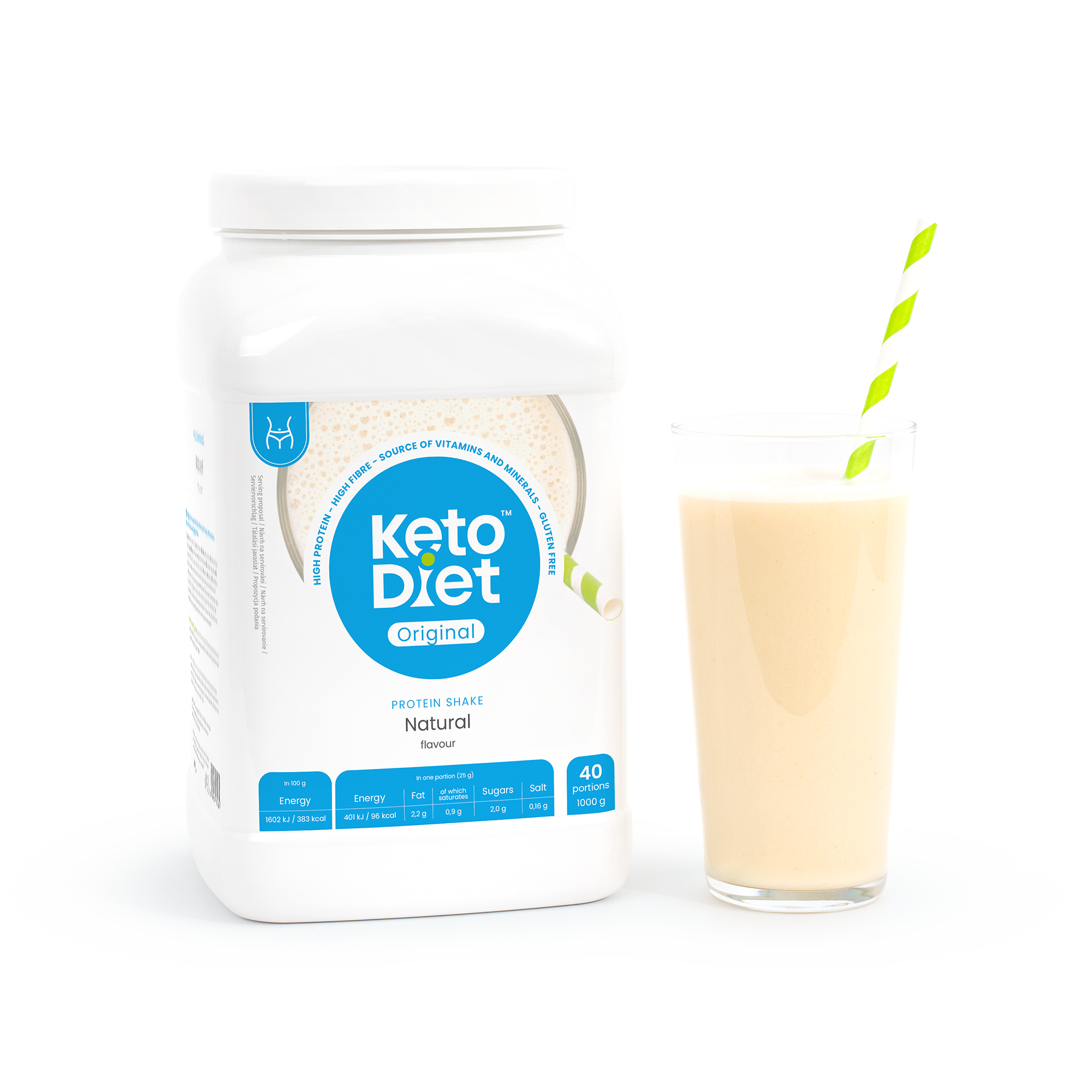 Proteinový nápoj - příchuť natural (40 porcí)