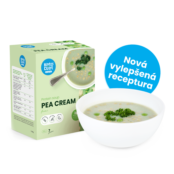 Proteinová polévka – hrášková