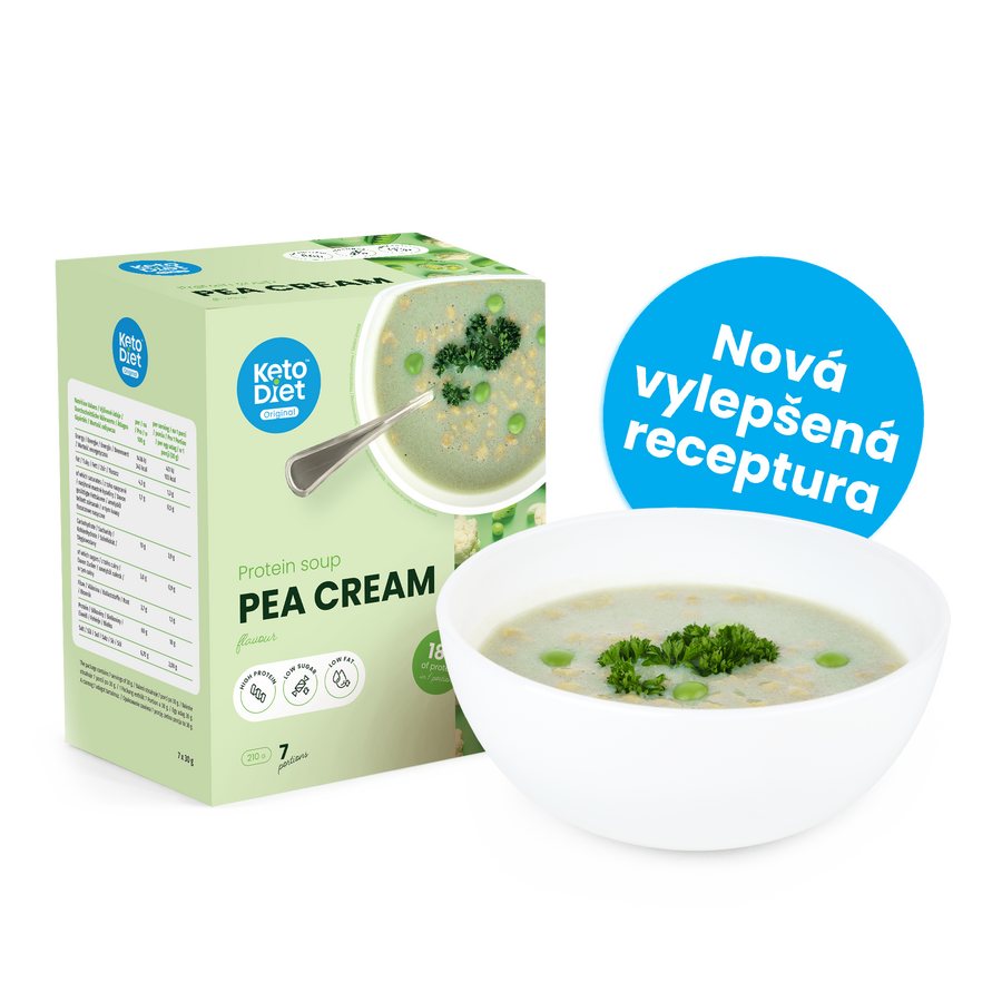 Proteinová polévka – hrášková