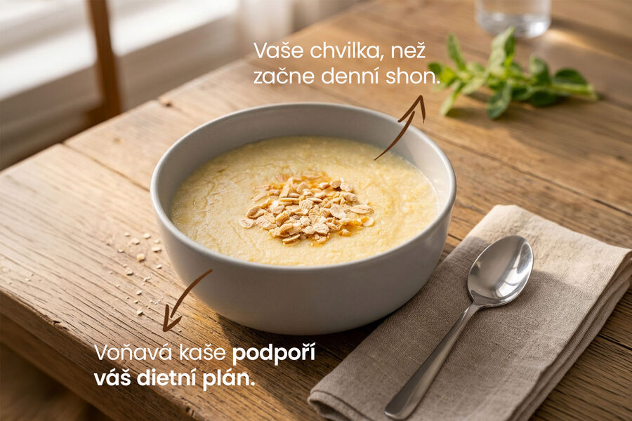Proteinová kaše KetoDiet – příchuť vanilka (7 porcí)