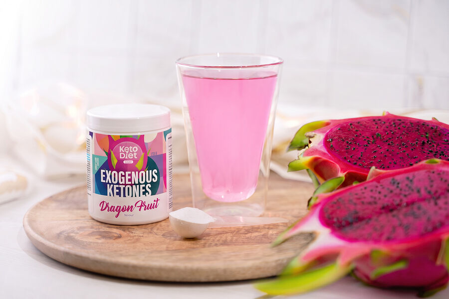 Exogénne ketóny KetoDiet – príchuť dračie ovocie