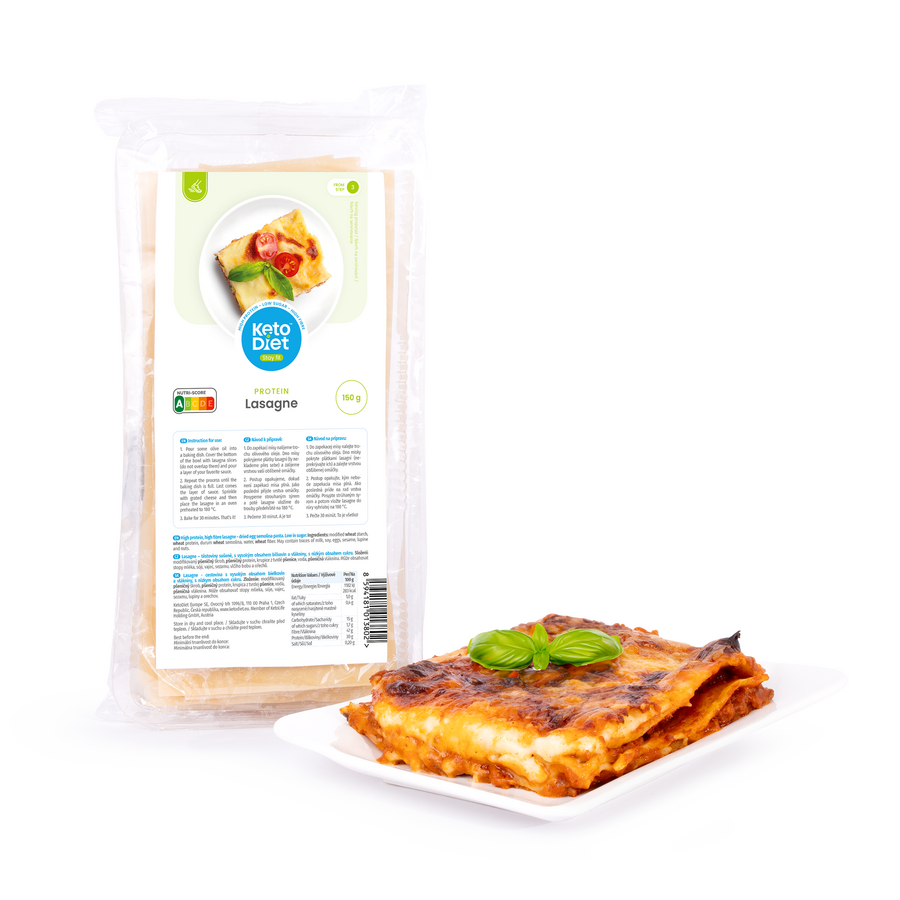 Proteinové těstoviny – lasagne