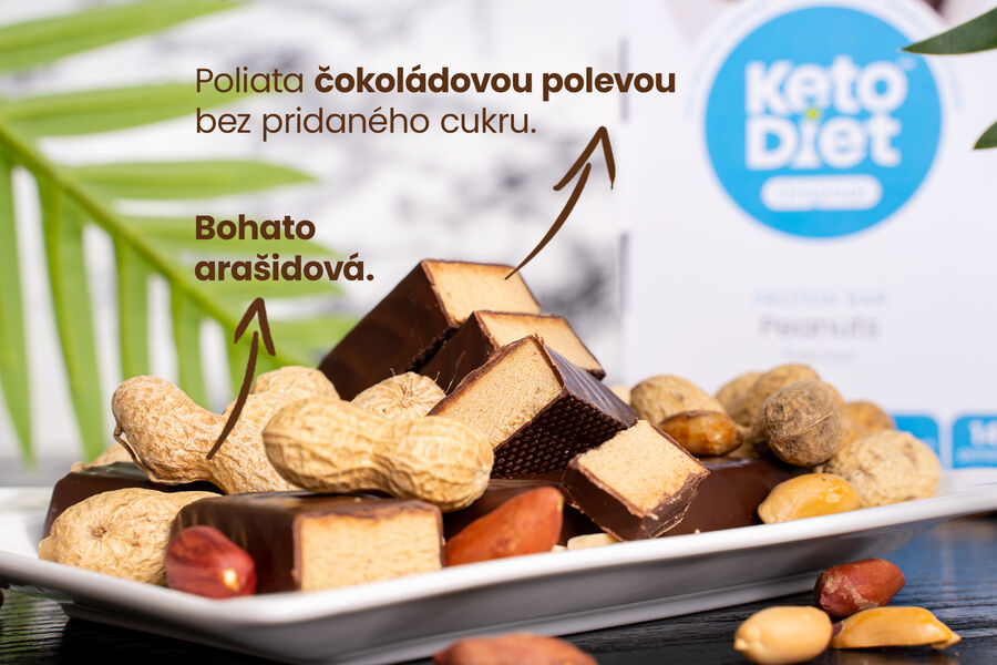 Proteínové tyčinky – s arašidmi
