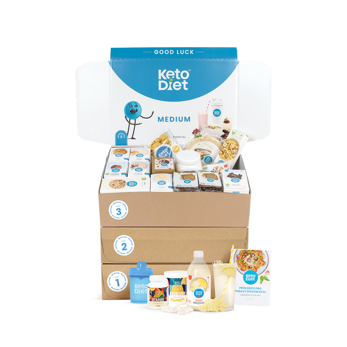 Kompletní MEDIUM keto dieta na 9 týdnů (1. + 2. + 3. krok)