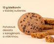 Proteínové sušienky – cookies s kúskami čokolády