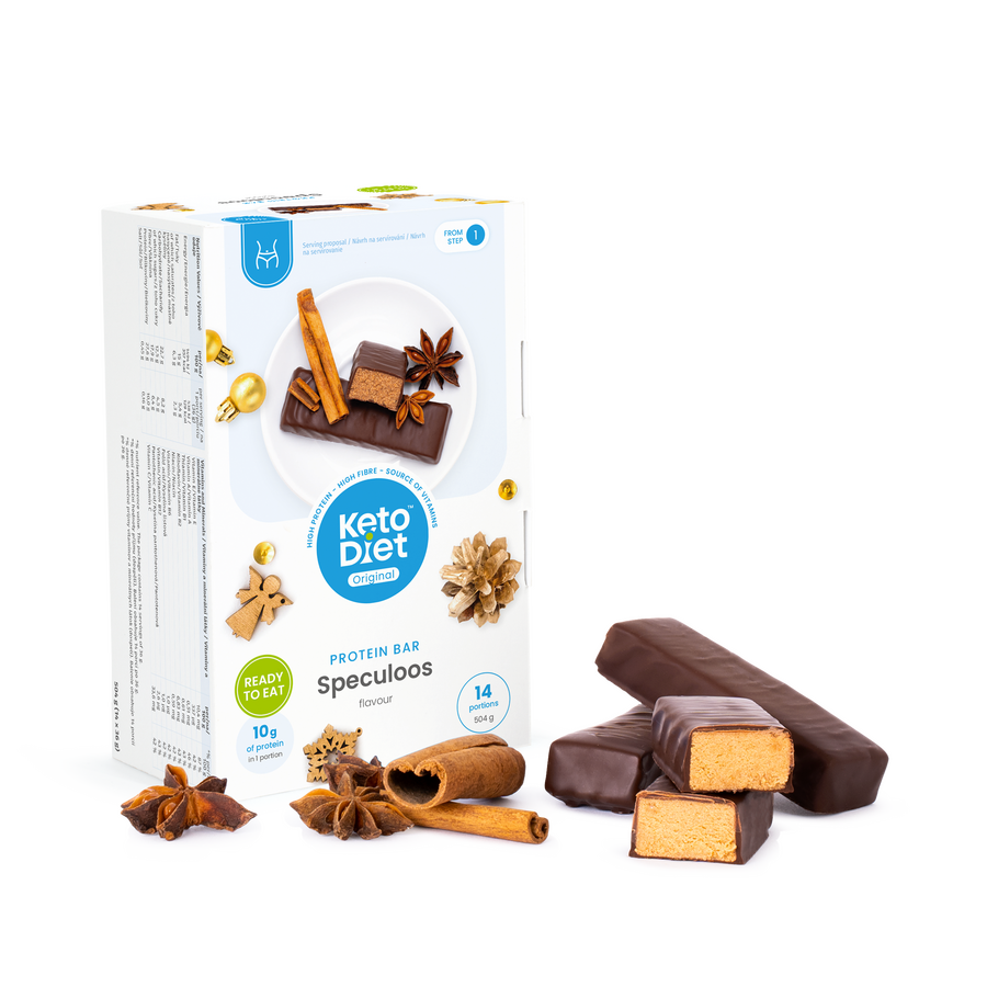 Proteínové tyčinky – príchuť speculoos