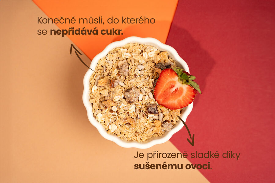 Proteinové müsli – s ovocem