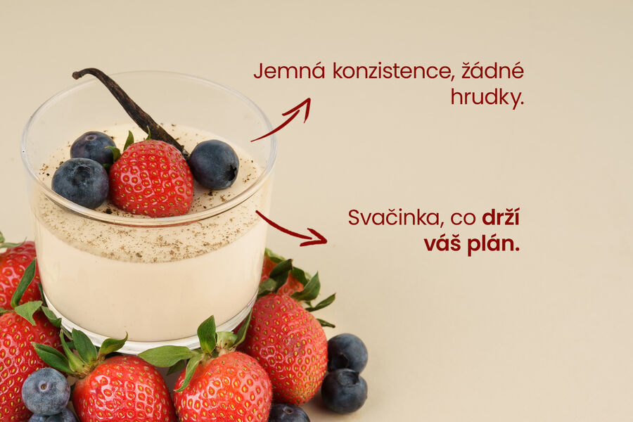 Proteinový pudink – příchuť vanilka