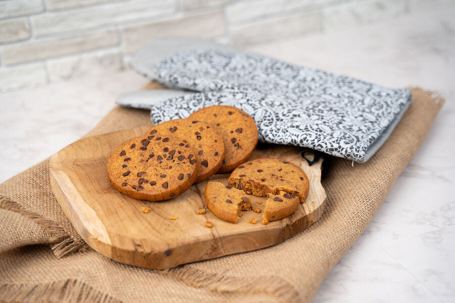 Proteínové sušienky – cookies s kúskami čokolády