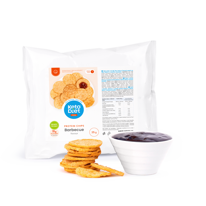 Proteinové chipsy – příchuť barbecue (25 g)