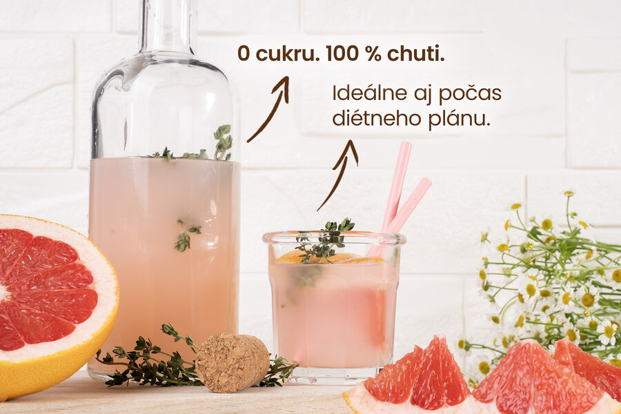 Nápojový koncentrát – príchuť pink grep