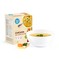 Proteinová polévka KetoDiet – kuřecí s nudlemi a vejcem  (7 porcí)