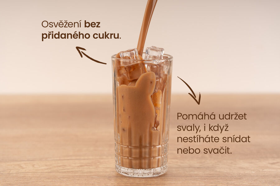 Proteinový nápoj – příchuť ledové cappuccino