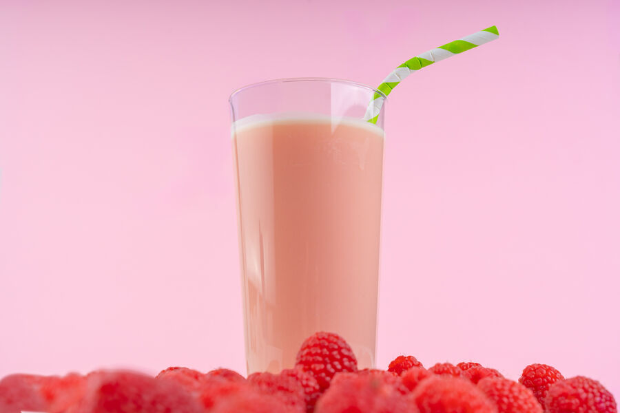 Proteínový nápoj – príchuť malina