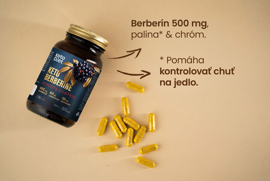Keto berberín – stabilizátor chutí a prejedania