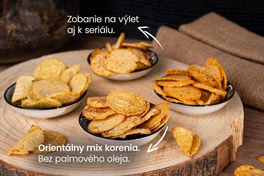 Proteínové čipsy – príchuť orientálna