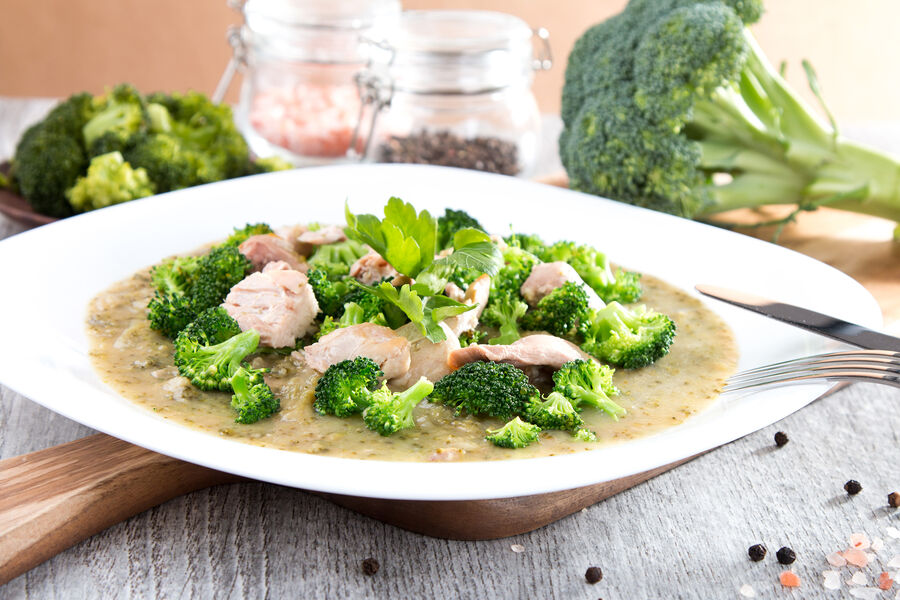 Hotové jídlo – kuře s brokolicí