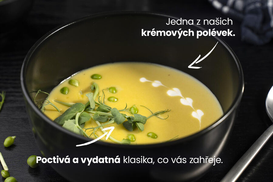 Proteinová polévka – hrachová (7 porcí)
