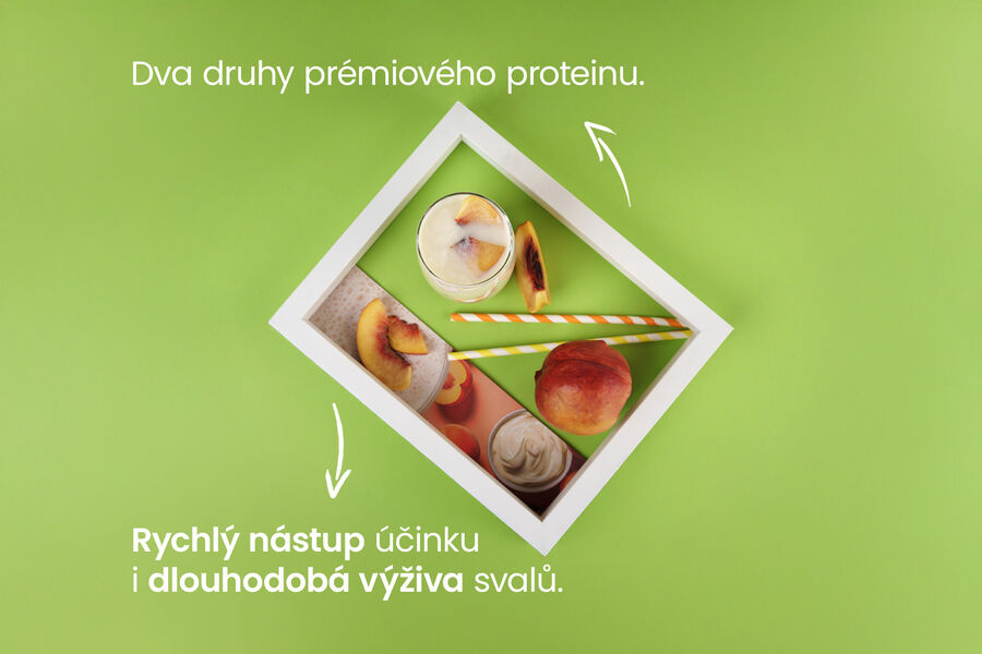 Proteinový nápoj – příchuť broskev & jogurt