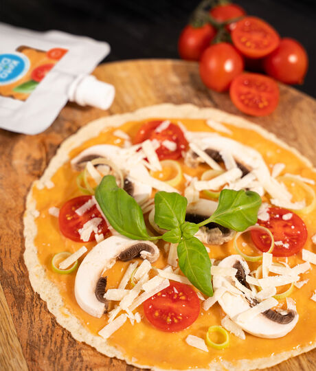 Proteínovú nátierku využite napríklad ako sugo na pizzu.