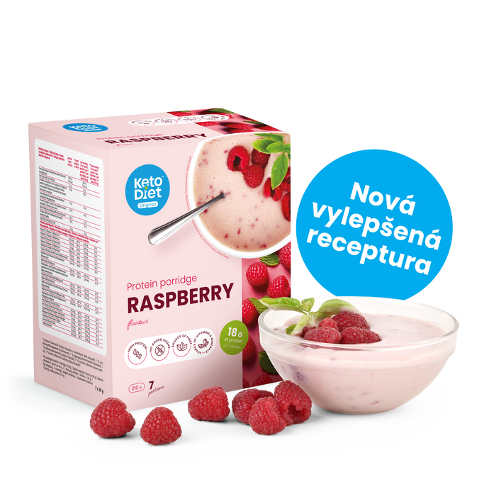 Proteinová kaše – příchuť malina