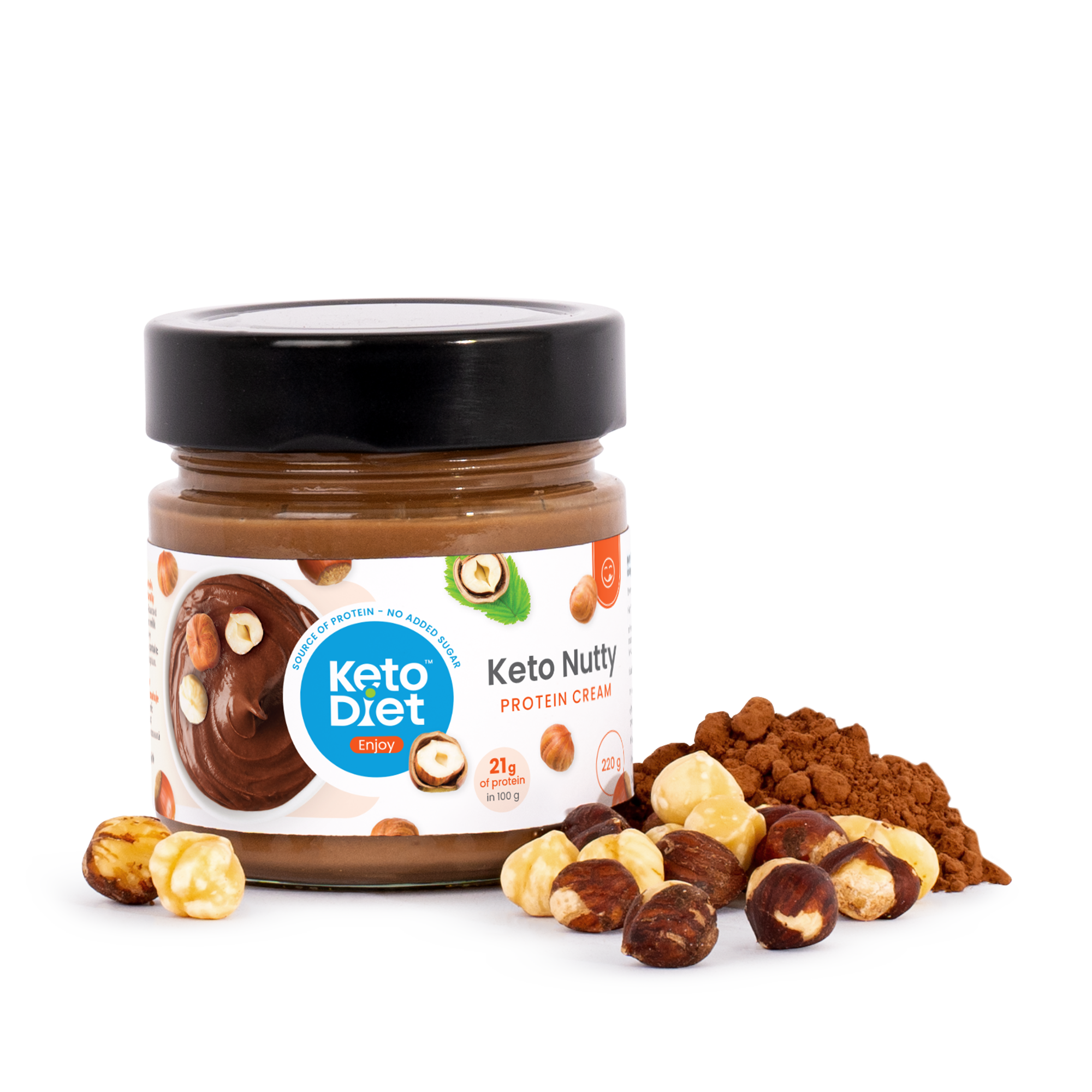 Keto Nutty - proteinový krém s březovým cukrem (220 g)