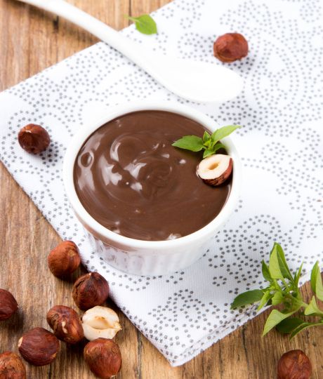 Low carb krém s lieskovými orieškami a čokoládovou príchuťou