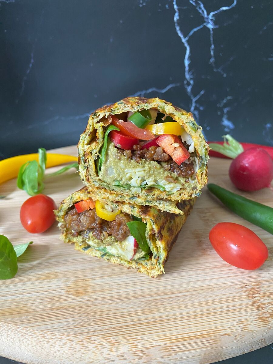 Zeleninový wrap – recept KetoDiet