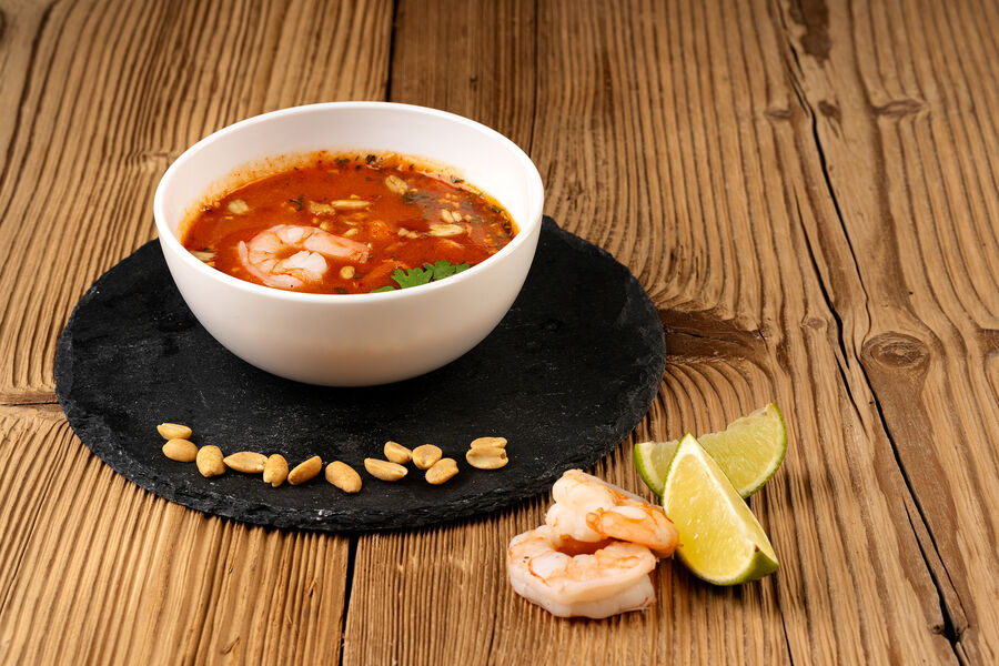 Proteinová polévka – příchuť thajské krevety