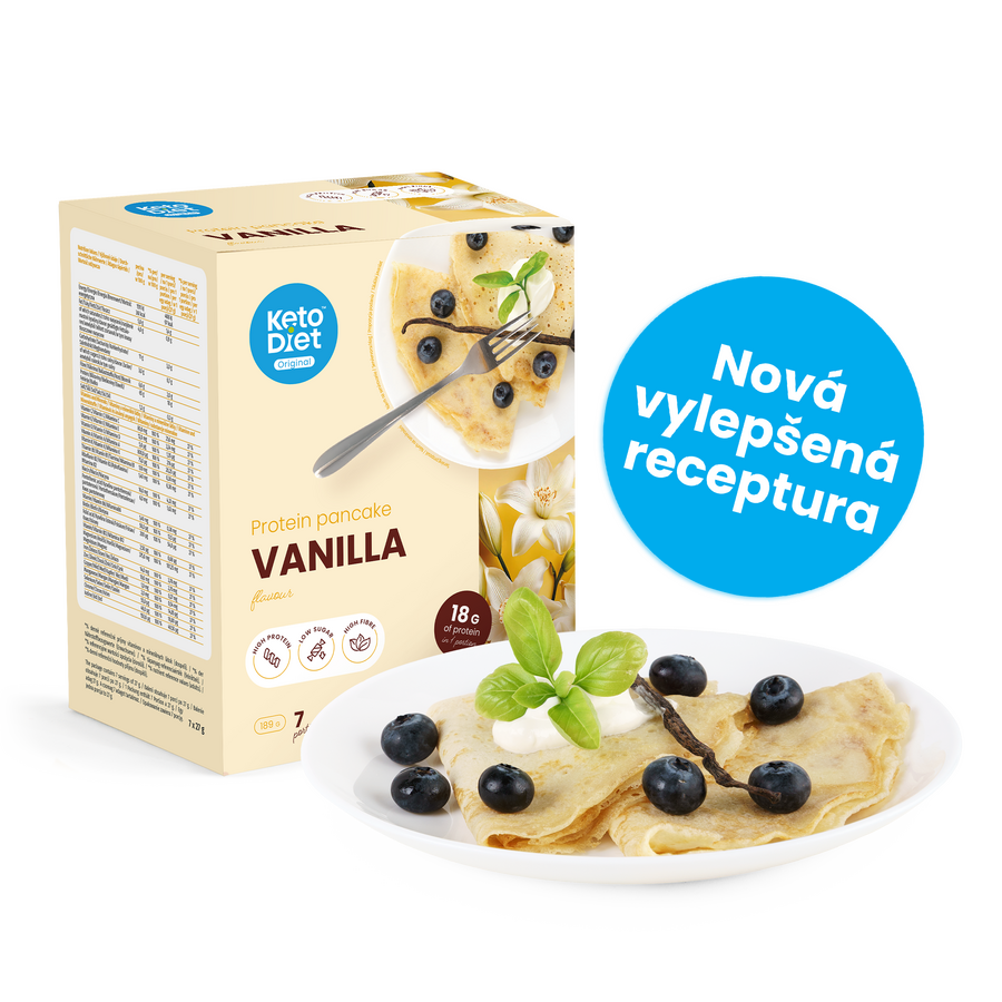 Proteínová palacinka KetoDiet – príchuť vanilka (7 porcií)