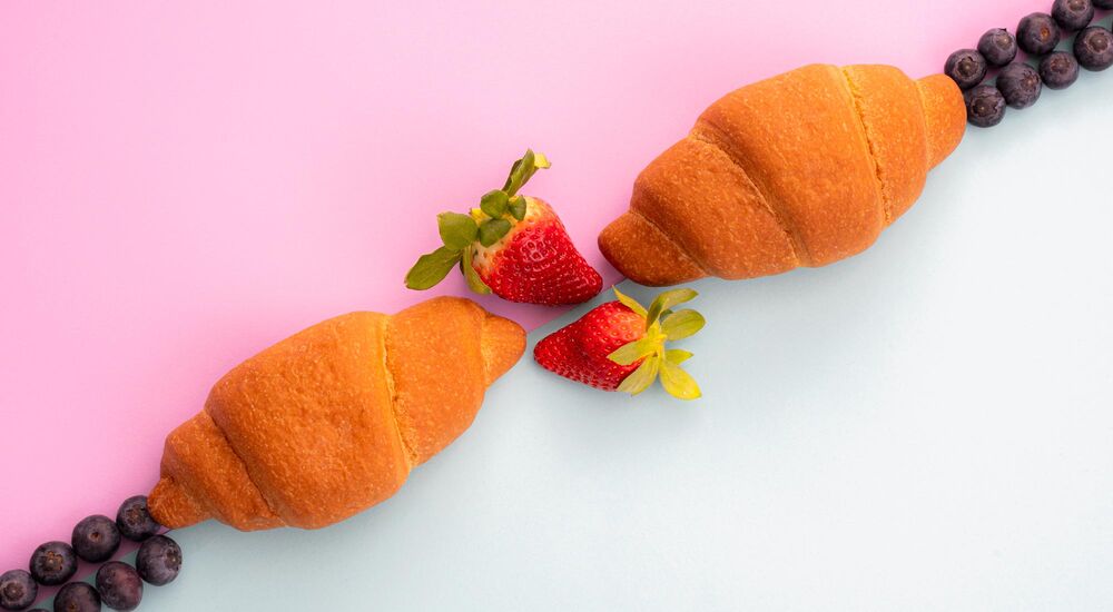 Proteinový croissant s máslovou příchutí na hubnutí