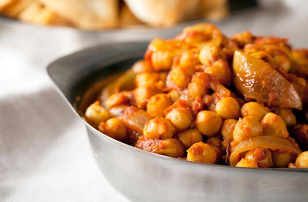 Recept na zeleninový cícer s proteínovou tortillou