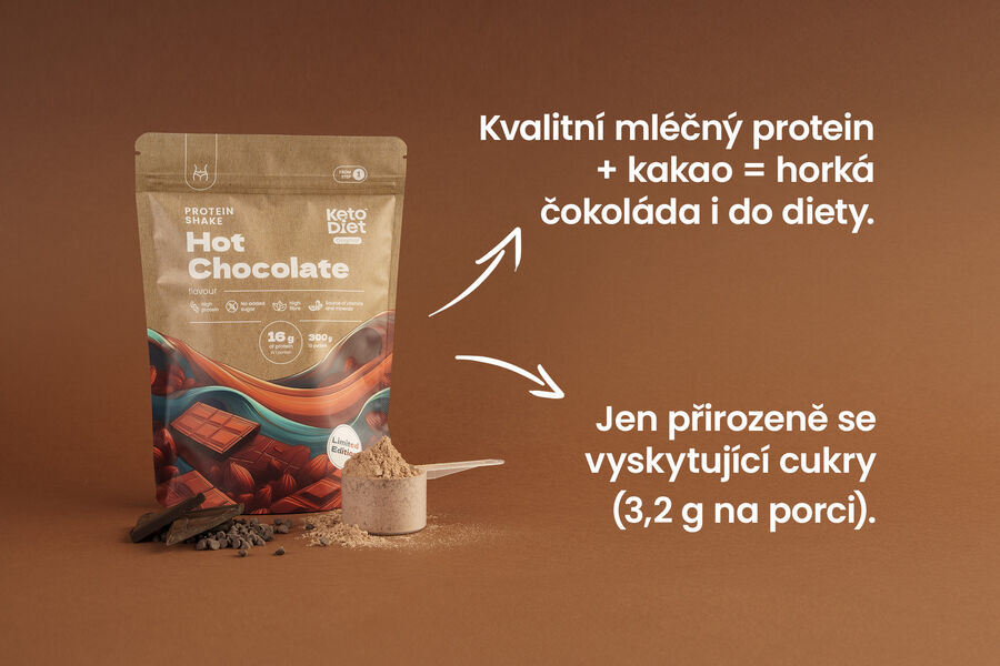 Proteinový nápoj – příchuť horká čokoláda