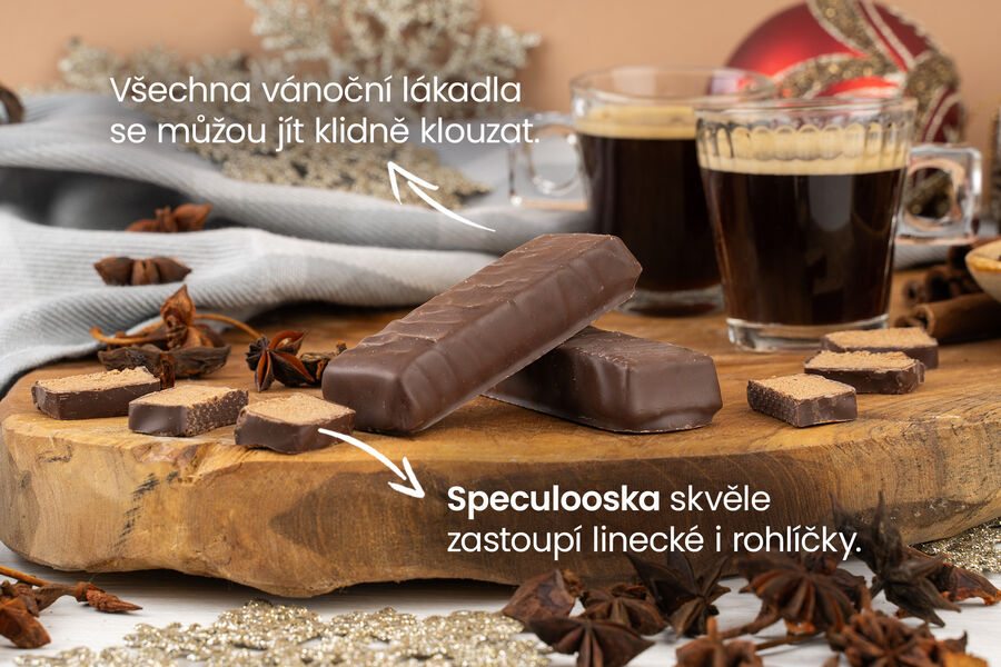 Proteinové tyčinky – příchuť speculoos