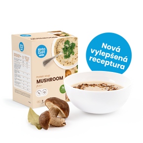 Proteinová polévka – příchuť houbová