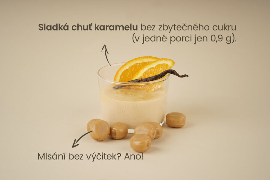 Proteinový pudink – příchuť karamel